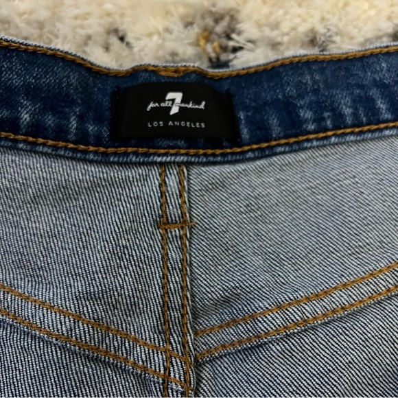 7 For All Mankind 7FAM Easy Straight with Destroy Size 33 - Picture 10 of 11